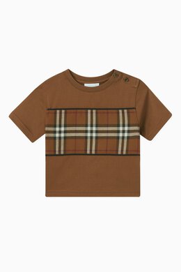 Burberry: Винтажная футболка Vintage Check