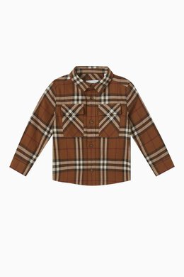 Burberry: Винтажная рубашка Vintage Check