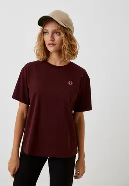 Fred Perry: Бордовая футболка