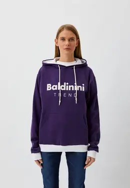 Baldinini Trend: Фиолетовая толстовка 