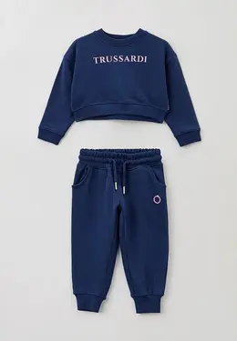 Trussardi Junior: Синий костюм 