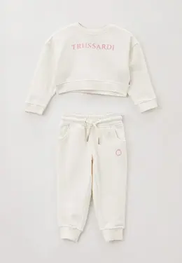 Trussardi Junior: Белый костюм