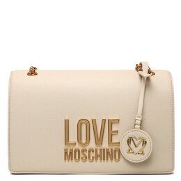 Love Moschino: Бежевая сумка 