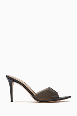 Gianvito Rossi: Прозрачные сабо Elle 85