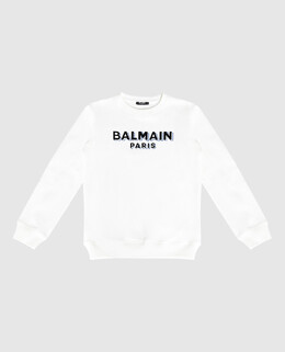 Balmain: Белый свитшот