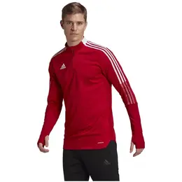 adidas: Красная толстовка 