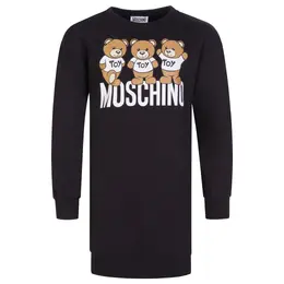 Moschino Kids: Чёрное платье