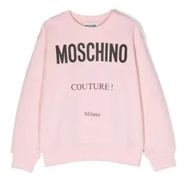 Moschino Kids: Розовый свитшот