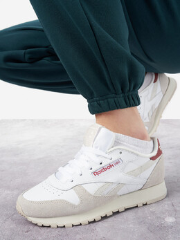 Reebok: Белые кроссовки Classic Leather