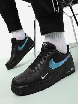 Nike: Чёрные кеды Air Force 1