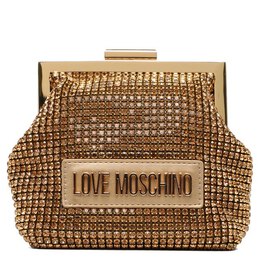 Love Moschino: Золотой клатч