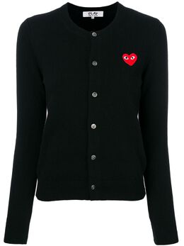 Comme Des Garcons Play: Кардиган Heart из шерсти