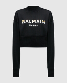 Balmain: Чёрный свитшот 