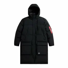 ALPHA INDUSTRIES: Чёрный пуховик 