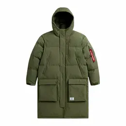 ALPHA INDUSTRIES: Зелёный пуховик 