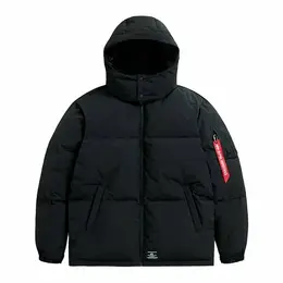 ALPHA INDUSTRIES: Чёрный пуховик 