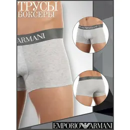 EMPORIO ARMANI: Серые трусы 