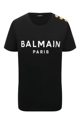 Balmain: Хлопковая футболка