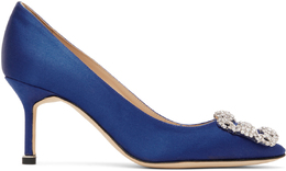 Manolo Blahnik: Синие туфли 