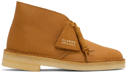 Clarks Originals: Коричневые ботинки