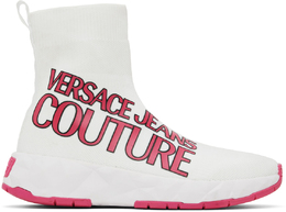 Versace Jeans Couture: Белые кроссовки 