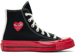 Comme Des Garçons Play: Чёрные кроссовки  Play