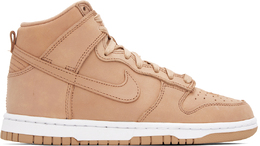 Nike: Бежевые кроссовки  Dunk
