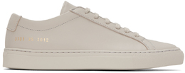 Common Projects: Серые кроссовки Original Achilles