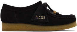 Clarks Originals: Чёрные лоферы