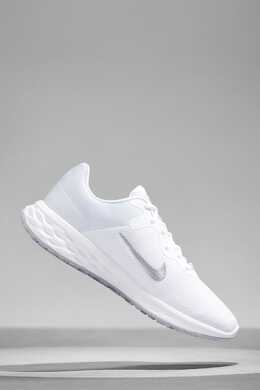 Nike: Белые кроссовки 