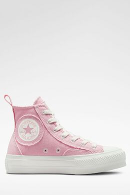 Converse: Розовые кроссовки 