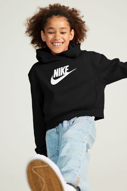 Nike: Короткая толстовка Club