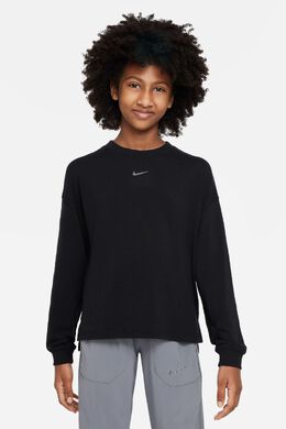 Nike: Чёрный топ  Dri FIT