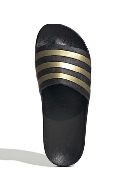 Adidas: Чёрные шлёпанцы  Adilette