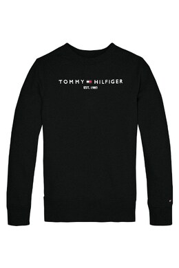 Tommy Hilfiger: Чёрный свитшот 