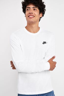 Nike: Белая футболка 