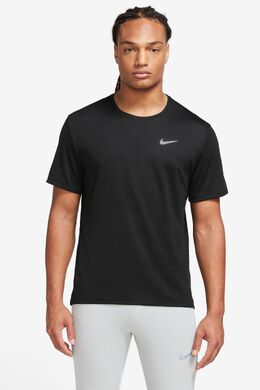 Nike: Чёрная футболка  Dri FIT