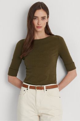 Lauren Ralph Lauren: Хлопковый топ Judy