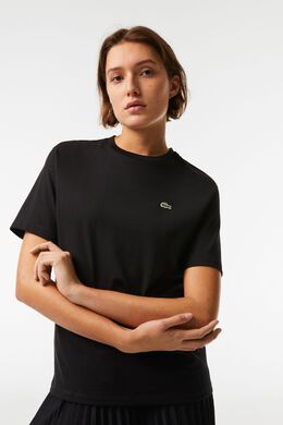 Lacoste: Чёрная футболка