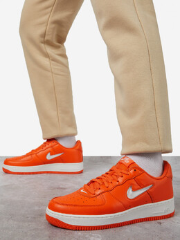 Nike: Оранжевые кеды Air Force 1 Low Retro