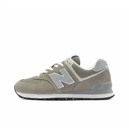 New Balance: Серые кроссовки  574