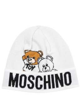 Moschino: Многоцветная шапка  Teddy Bear