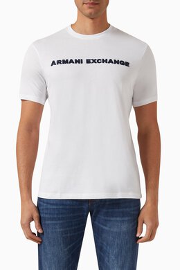 Armani Exchange: Хлопковая футболка