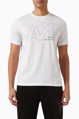 Armani Exchange: Хлопковая футболка AX