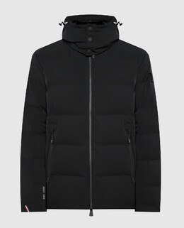 Moncler Grenoble: Чёрный пуховик 