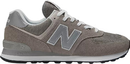 New Balance: Серые кроссовки  574