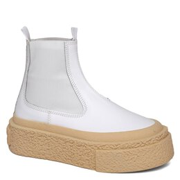 Mm6 Maison Margiela: Белые ботинки 