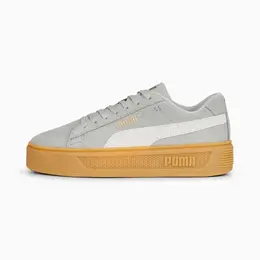 PUMA: Серые кеды Softfoam