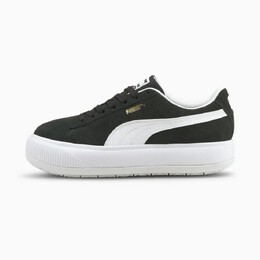 PUMA: Чёрные кеды  Suede Mayu