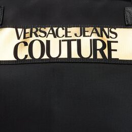 Versace Jeans Couture: Чёрная сумка